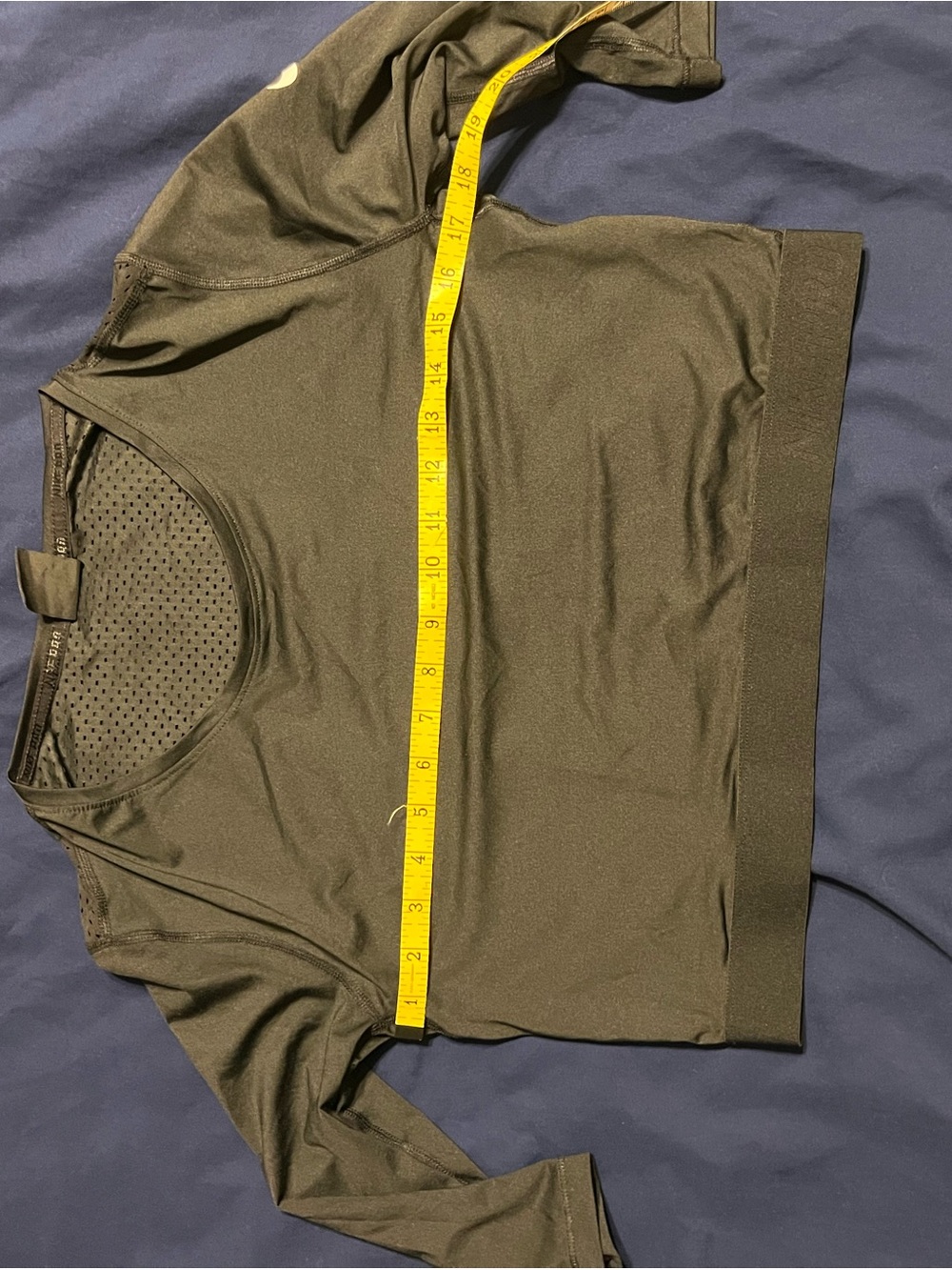 Nikepro hypercool Black Athletic Cropped Top
